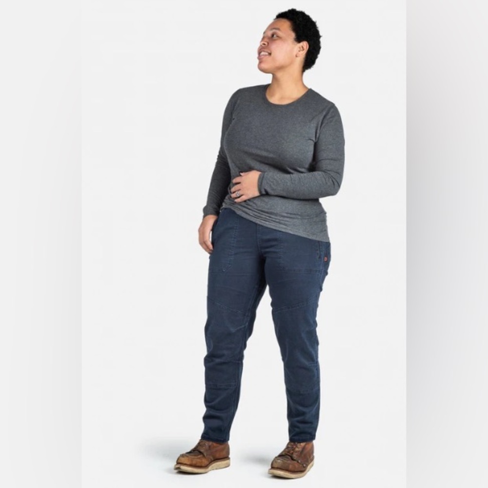 New! Dovetail Workwear, multiple size, Christa DIY, Sulfur Navy Stretch Twill - Picture 9 of 12